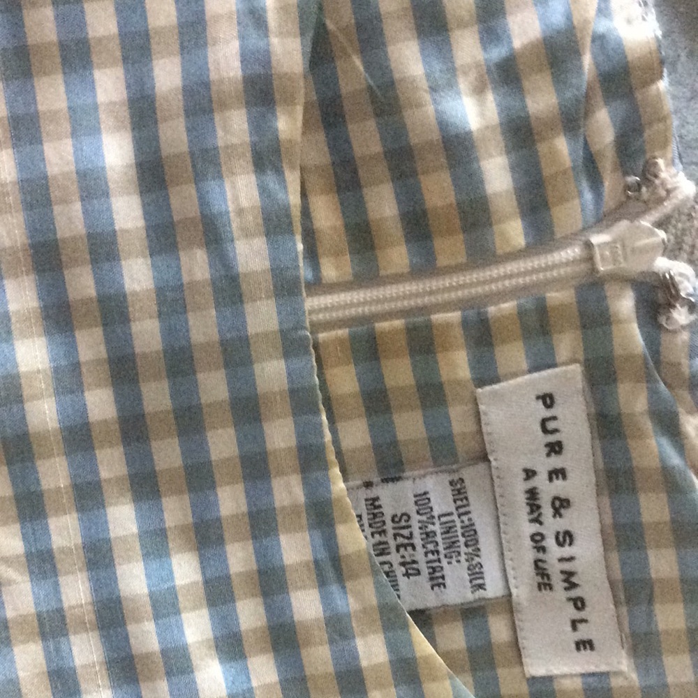 Woman’s silk dress